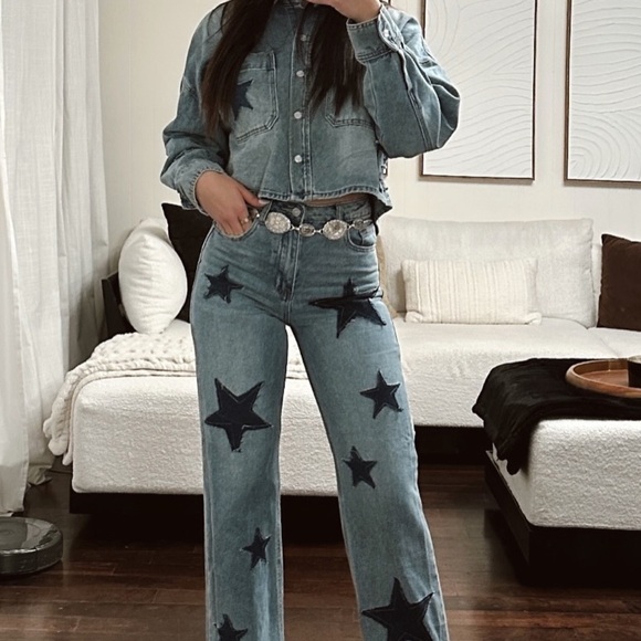 Forever 21 Denim - Forever 21 Blue Denim Jacket set